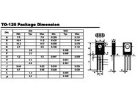 Bi-Directional Triac • IT(RMS)= 1.5A • VDRM= 600V • TO-126 Package [STR2A60]