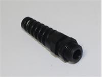 Cable Gland Polyamide M12X1,5 Flex for Cable 2-6mm Black [CGP-M16X1,5F-02-BK]