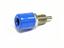 BANANA SOCKET PANEL MOUNT LONG SHANK 4MM 16A 60VDC [RC11 BLUE]