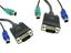 KVM Cable • 2 x Mini DIN 6-pin Male + HDB15-pin Male~to~2 x Mini DIN 6-pin Male + HDB15-pin Male [XY-PC65]