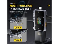 FNIRSI® FNAC-28 2-in-1 TYPE-C USB Tester Digital Voltmeter Ammeter Power Bank Charger Measure [FNIRSI FNAC-28 USB DIG VOLT/AMP]