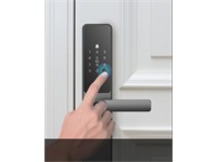 EZVIZ Smart Fingerprint Door Lock, Metallic Grey, Unlocking Method: Passcode / Proximity Card / Mechanical Key (For Emergency), 2.4GHz WiFi, Bluetooth, Lift-Up Lock Body, Type-C charging, aluminium alloy, 8xAA Alkaline Batt, IP65 (Front Panel) [EZVIZ CS-DL05]