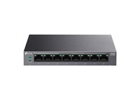 TP-LINK 8-Port 10/100/1000Mbps Desktop Network Switch with 8-Port PoE+, PoE Ports:Ports 1~8 Up to 30W PoE Output Per Port, PoE Power Budget 62W, External Power Adapter (Output: 53.5VDC/1.31A), 158x99x25mm [TP-LINK LS108GP]