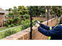Square Tube Bracket - 20X20X1,6mm - 8W Black Straight {ESQ-8BF} [EF ESQ-8BF]