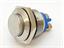 VANDAL RESISTANT PUSH BUTTON SW 16mm MOM  RAISD BUTN. 1n/c 2A-36VDC -IP65- STAINLS STEEL - SCW TERM. (ANTI VANDAL) [AVP16RW-M0S]