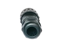 Circular Connector - RD24 Style Econo 7 Pole (6P+Earth) Cable End Female Straight Strain Relief Solder Term. Cable OD 7-12mm. 10A/250VAC. IP67 [CA6LD-II-ECN]