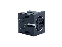 DIN Socket Mini 6P PCB Plastic [BM61]