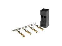 4 Way 2.54MM DIL Crimp Socket Housing [723040]