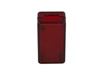 Enclosure ABS Miniature Plastic 50 x 25 x 15.5mm for USB Translucent Red IP54 [1551USB2TRD]