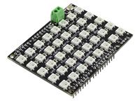 RGB LED MATRIX NEOPIXEL SHIELD WS2812-WITH 40 LEDS IN A 5X8 MATRIX [AZL 5X8 NEOPIXEL SHIELD-WS2812]
