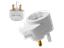 Crabtree Plug in Adaptor 1xSchuko 1xEuro Socket [CRBT C2012P]