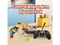This ACEBOTT QE031 Stem Smart Factory is an Educational Kit with an ESP32 Controller, Designed To Build Real-World Smart Factory Projects Like Robotic Arm, Sorting & Warehouse Automation [ACEBOTT SMART FACTORY KIT QE031]