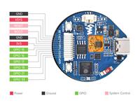 MCU Board with Onboard 1.28INCH Capacitive Touch Display, Li-Ion Battery Recharge Manager, 6-Axis Sensor (3-Axis Accelerometer And 3-Axis Gyroscope), and so on, Which makes it easy for you to develop and integrate it into products quickly [WVS ESP32-S3-TOUCH-LCD-1.28+GYRO]