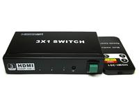 HDMI SWITCHER 3 PORT (3 HDMI  INPUTS 1 HDMI OUTPUT ) FULL HD 1080P INCLUDES POWER ADAPTER + REMOTE CONTROL. [HDMI SWITCHER 3TO1 #TT]