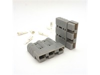 175A/600V 3 Pole Crimp Connector Grey C/W Rubber Seals [SB175/3-ECN GY]
