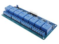 ARDUINO COMPATIBLE 5V/10A 8CH RELAY MODULE WITH N/O AND N/C CONTACTS WITH OPTO ISOLATED I/P [GTC RELAY BOARD 8CH 5V ARDUINO]