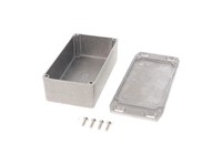 Diecast Aluminium Unpainted Flanged Lid 121 MM X 66 MM X 40 MM IP54 Enclosure [1590N1FL]