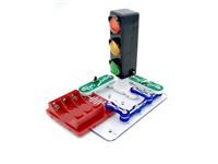 STEM ELECTRONIC SCIENCE BUILDING BLOCKS , TRAFFIC LIGHT  MODEL  KIT .REQUIRES 3 X AA BATTERIES (NOT INCLUDED) RECOMMENDED AGE 5+ [EDU-TOY BMT TRAFFIC LIGHT MODEL]