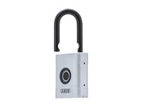 ABUS Fingerprint Padlock, 20 Finger Prints Can Be Stored, Hardened Nano Protect™ Shackle, Width:45mm, Shackle Diameter:6.5mm, Vertical Clearance:30mm, CR2 Battery, Horizontal Clearance:20mm, Height:20mm, Depth:23mm, Ip66/68, Weight:318g [ABUS PADLOCK 57/45]