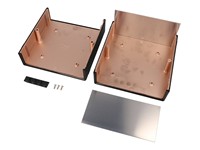 Black Shielded Enclosure160X160X86 [1598REBK]