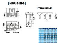 Housing I/L + Term 02W 3,96mm [XY135-02HT]