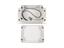 Plastic Waterproof ABS Enclosure, 165g, Rated IP65, Size : 115x88x55 mm, 3mm Body Thickness, Impact Strength Rating IK07, Box Body and Cover Fixed with 4X Stainless Screws, Silicone Rubber Seal, Internal Lug for Circuit Board or DIN Rail Track. [XY-ENC WPP14-01 MSF]