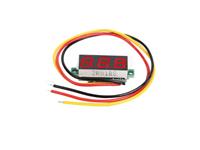 HKD 3 WIRE 0.28IN DC 0-100V DIGITAL VOLTMETER RED LED. [DPM MINI DIG VOLTMTR 0-100V RD3W]