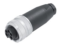 Circular Connector 7/8" Cable Female 5 Pole Screw Terminal PG7 Cable Entry IP67 [99-2444-12-05]
