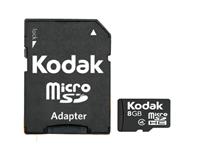 8GB KODAK MICRO SD HC4 HIGH SPEED DATA TRANSFER CARD WITH SD ADAPTER INCLUDED.Win 2000 , Win XP , Vista , Win 7.0 , Win 8.0 . Linux 2,4 , Mac os X [MICRO SD CARD 8GB+ADPT-KODAK#TT]