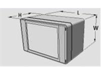 Multivariable ABS Plastic Enclosure • technoCASE • 120 x 120 x 60mm (L x W x H) [ROLEC TAF120]