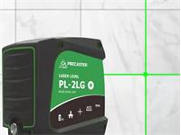 Vertical and Horizontal Cross Line Green Laser with 532NM and visible dot at cross for Perfect and Easy Levelling and Layout under any Light Conditions and PL-2LG | Laser Level [PRECASTER PL-2LG]