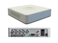 Hikvision 8CH Turbo3 HD/AHD DVR H.264+/H.264, HDTVI/AHD/CVBS-3MP/1080P/720P/WD1/4CIF/VGA/CIF(PAL~12-25fps/ NTSC~30fps), VIDEO I/P 8xRCA, TCP/IPx1/32Kbps-4Mbps, 1xSATA, 2xUSB 2.0, 1xHDMI, VGA, 1xRCA I/P & O/P, Up to 6TB CAP per disk. [HKV DS-7108HQHI-F1/N]