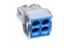 Transparent 4 Pole Terminal Block 400V, 24A (5pcs) [VTB4P5]