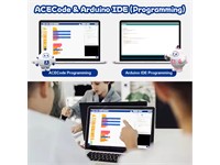 The Robot Kit is Built on an ESP32 Platform with an Aluminium Alloy Frame. It allows Students to Build and Program their OWN Biped Robot, Providing an Excellent Introduction to Robotics, Electronic Engineering, and Programming. [ACEBOTT BIPED ROBOT KIT QD021]
