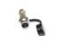 Female Circular Connector • Metal-Shielded with Push-Pull Cable-End Receptacle • 4 Pole • 5A 200VAC • IP67 [XY-CCM211-4S]