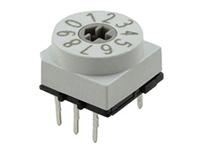 ROTARY CODE SWITCH ROTARY FOR TOOL ACTUATOR BCD 10 POSITION STRAIGHT TERMINALS (PT65701) [CR65701]