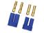 EC5 Battery Connector 2pole 120A - Cable end Male/Female 5MM Gold Plated Bullet Terminals with Insulated Housing [RC-EC5 CONNECTOR PAIR]