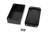 ABS Enclosure 113X63X28MM Flanged LID [1591XXBFLBK]