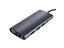 WINX CONNECT Max 11-in-1 Type-C HUB, 1xHDMI:4K@30Hz (3840x2160), 1xVGA:1080@60Hz, 1xType-C 100W Power Delivery (20V/5A), 3xUSB3.0(Up to 5Gbps), 1xUSB2.0(Up to 480Mbps), 1xRJ45 Gigabit Ethernet, 1x3.5mm AUX Stereo, 1xSD & Micro Card Reader [WINX-HB112]