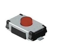 Tactile Switch Thinner Type Miniature 6 x 3,8mm x 2,5mm Height - Brown Actuator Ø =1,9MM - 200gf SMD Gull Wing 50mA 12VDC 200,000 Cycle Life (= KSR222G LFS) (Upwardly compatible to KSR212G LFS, KSR221G LFS and 434121025816) [TAEF-25N-V-T/R]