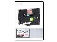 Brother Compatible Label Cartridge, TZE in Red on White Tape 12mm (8metres), AZE-232 = BRH TZE 232 [AZE-232]