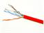 CAT7 Shielded Foil Twisted Pair High Speed Data Cable with Overall Braided Screen - Orange LSZH Outer Jacket 23AWG Conductors - Solid [CAB04PR-CAT7 SFTP]