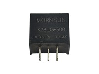 MORNSUN DC/DC Converter VI=12V VO=+/-3V3 500MA SIL [K78L03-500]