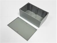 ABS Plastic Box with Screw Lid in Grey L-202mm x W-122mm x H-77mm [ABSE55 GREY]