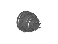 3 Way Female Cylindrical Socket with Screw Lock [09-0408-00-03]