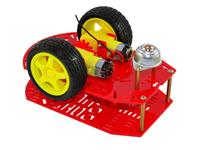 MICRO MAGICIAN ROBOT CHASSIS KIT WITH 2 GEARBOXES [GTC MAGICIAN CHASSIS KIT RED 2X2]