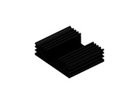 Black Anodized Extruded Profile 88x25x75mm 1,7KW [SK79-75SA]