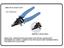 FIBER OPTIC STRIPPER PLIER ADJUSTABLE FOR SPECIAL GAUGES WITH ERGONOMIC PVC HANDLE -CARBON STEEL WITH BLACK OXIDE HARDENED FINISH  , FOR FIBER OPTIC  GLASS WIRE. [FIBRE OPTIC PLIER 113 #TT]