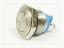 VANDAL RESISTANT PUSH BUTTON SW 16mm MOM  FLAT BUTN. 1n/o 2A-36VDC -IP65- STAINLS STEEL - SCW TERM. (ANTI VANDAL) [AVP16FW-M1S]