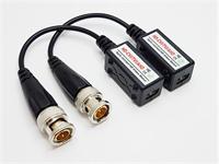 SEE : BALUN 1CH P-TXRX BNC-SCREW GLD                            VIDEO BALUN SPLIT JOINED1CH PASSIVE TRANSCEIVER LEADED BNC WITH SCREW TERMINAL, FOR CCTV VIA TWISTED PAIR.GOLD BNC .SUITABLE FOR HD-CVI , TVI AND AHD . [BALUN 1CH P-TXRX BNC-SCREW GLD]